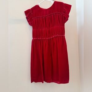 Crewcuts Red Velvet Dress (J.Crew)
